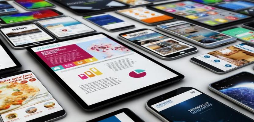 An collection of mobile devices
